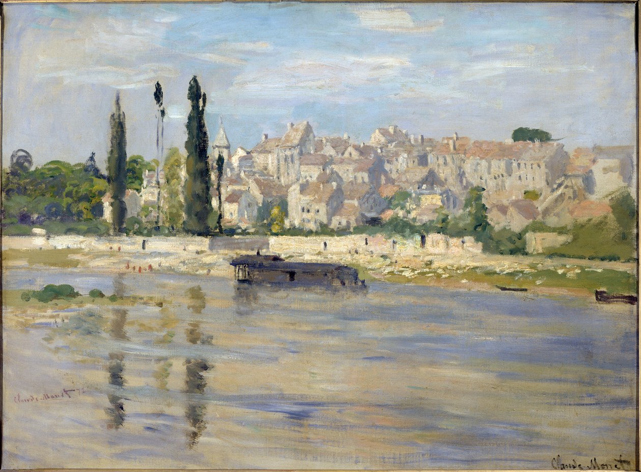 Carrieres-Saint-Denis - 1872. Olej na płótnie autorstwa Claude Monet