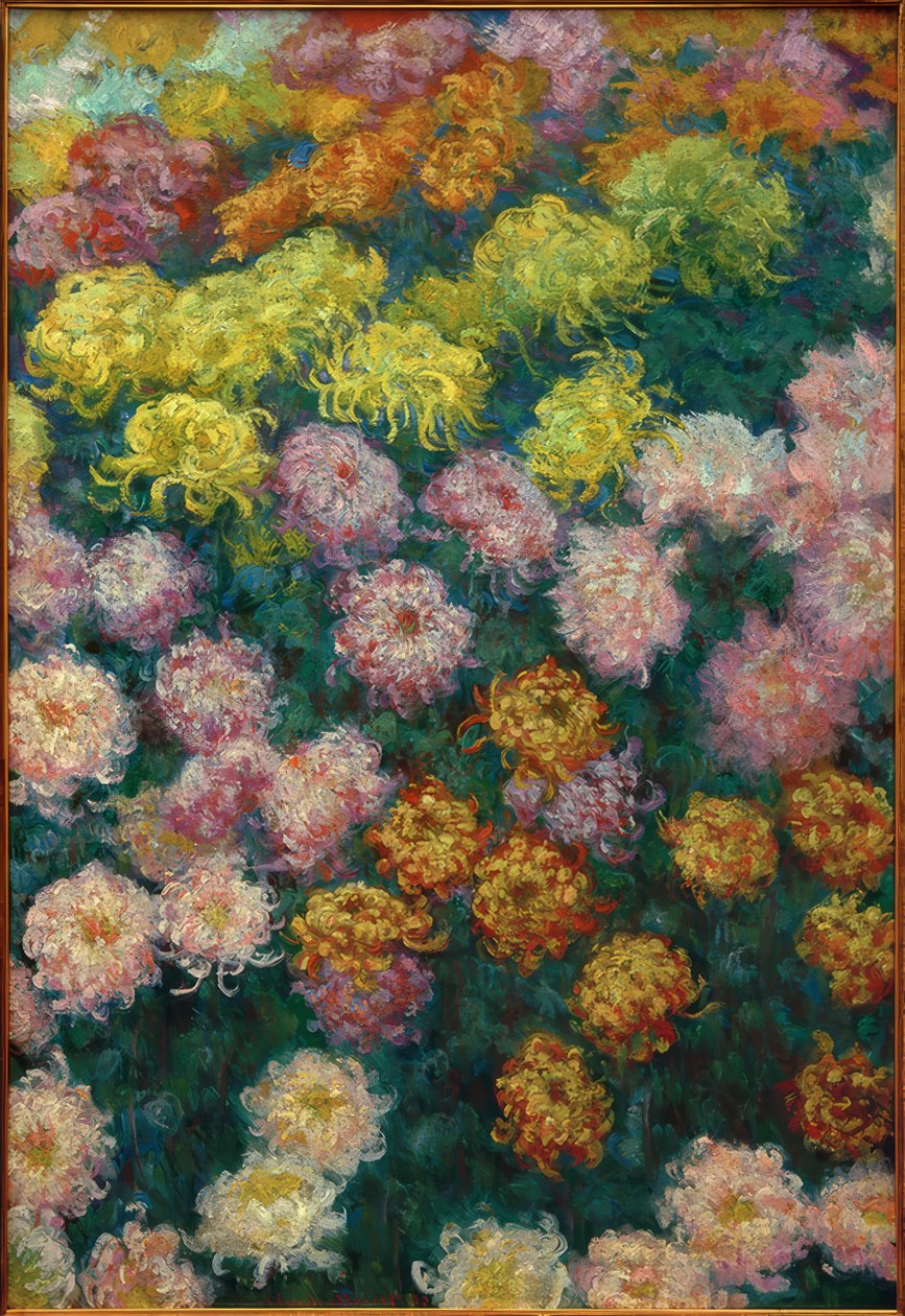 Burak chryzantemowy, 1897 autorstwa Claude Monet