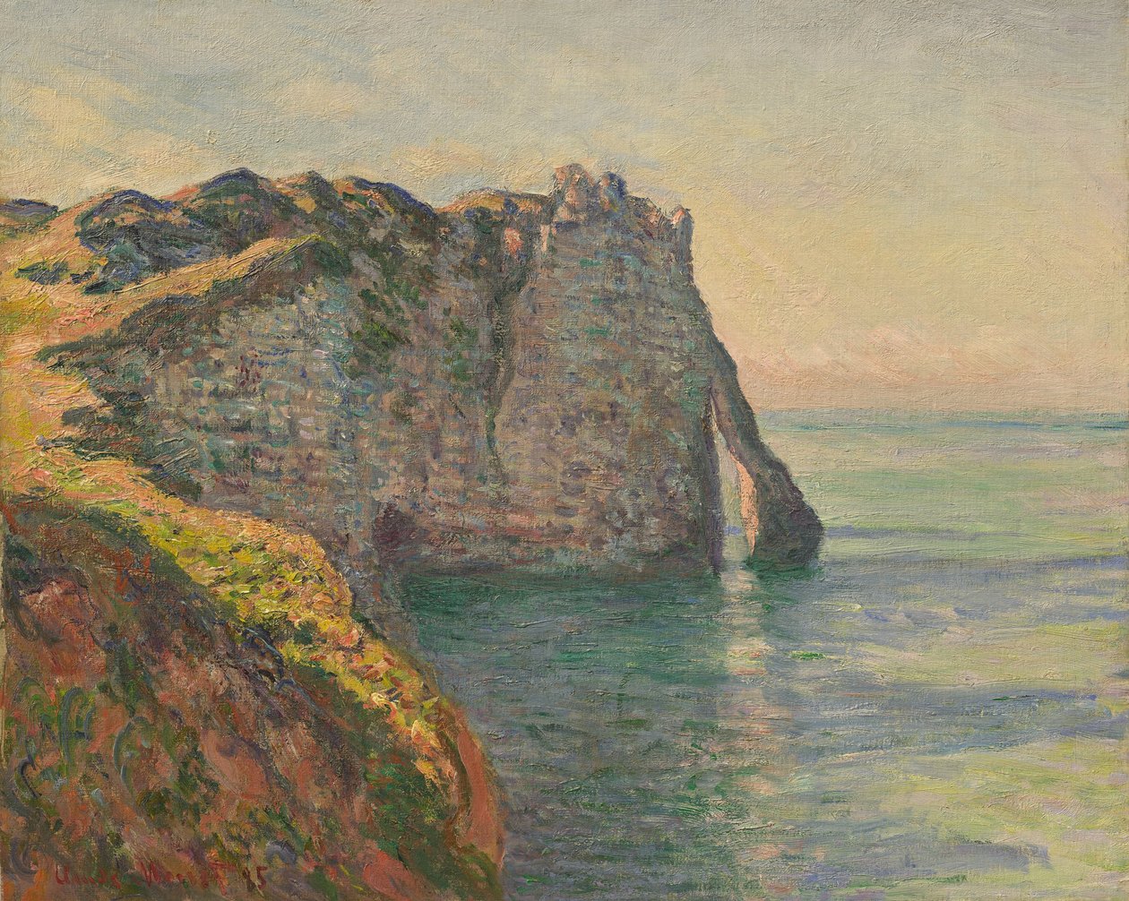 Klif i Porte dAval, 1885. autorstwa Claude Monet