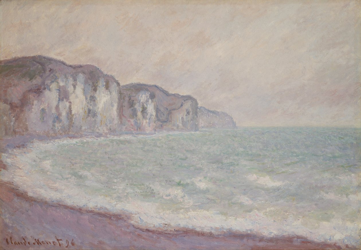 Klif w Pourville autorstwa Claude Monet
