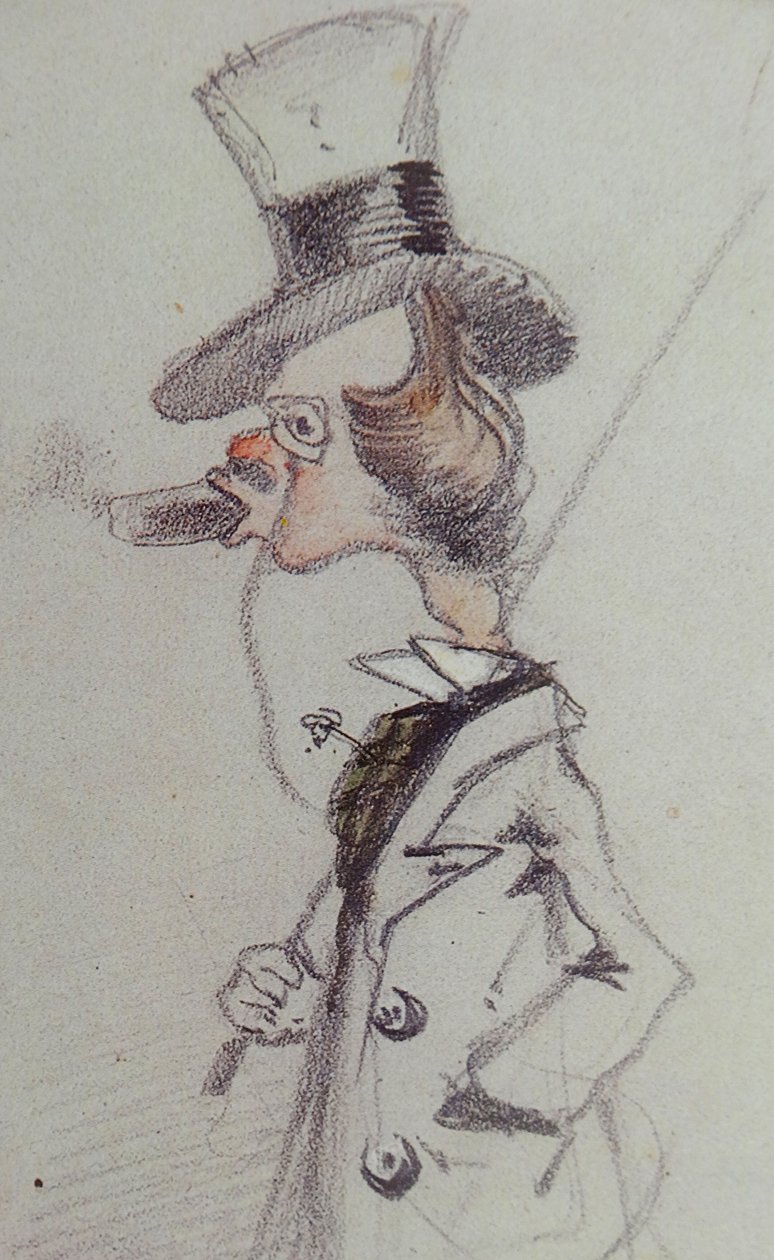 Dandy z cygarem Dandy au Cigare, ok. 1857 autorstwa Claude Monet