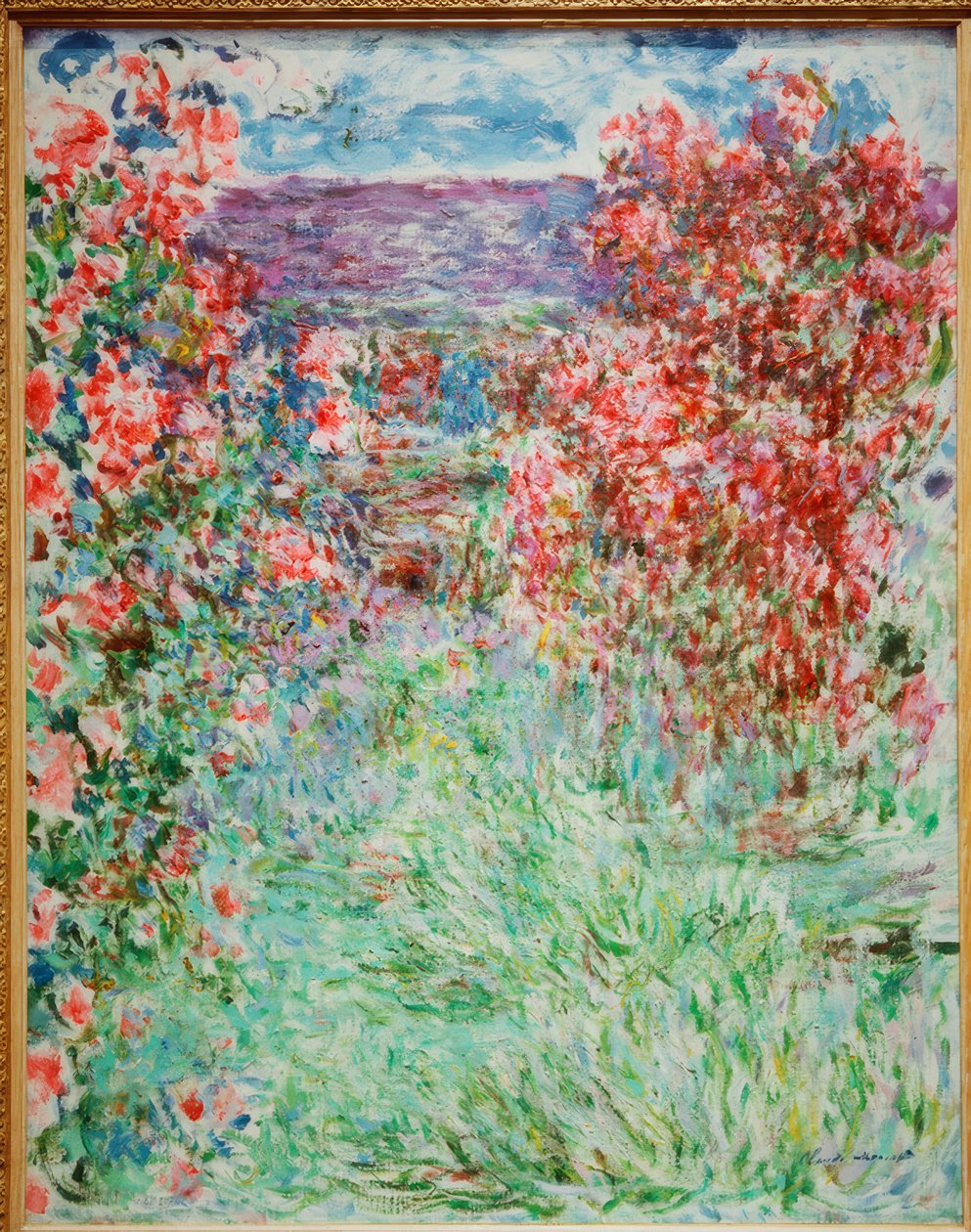 Dom wśród róż autorstwa Claude Monet