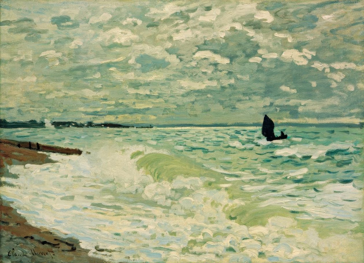 Morze w Sainte-Adresse autorstwa Claude Monet