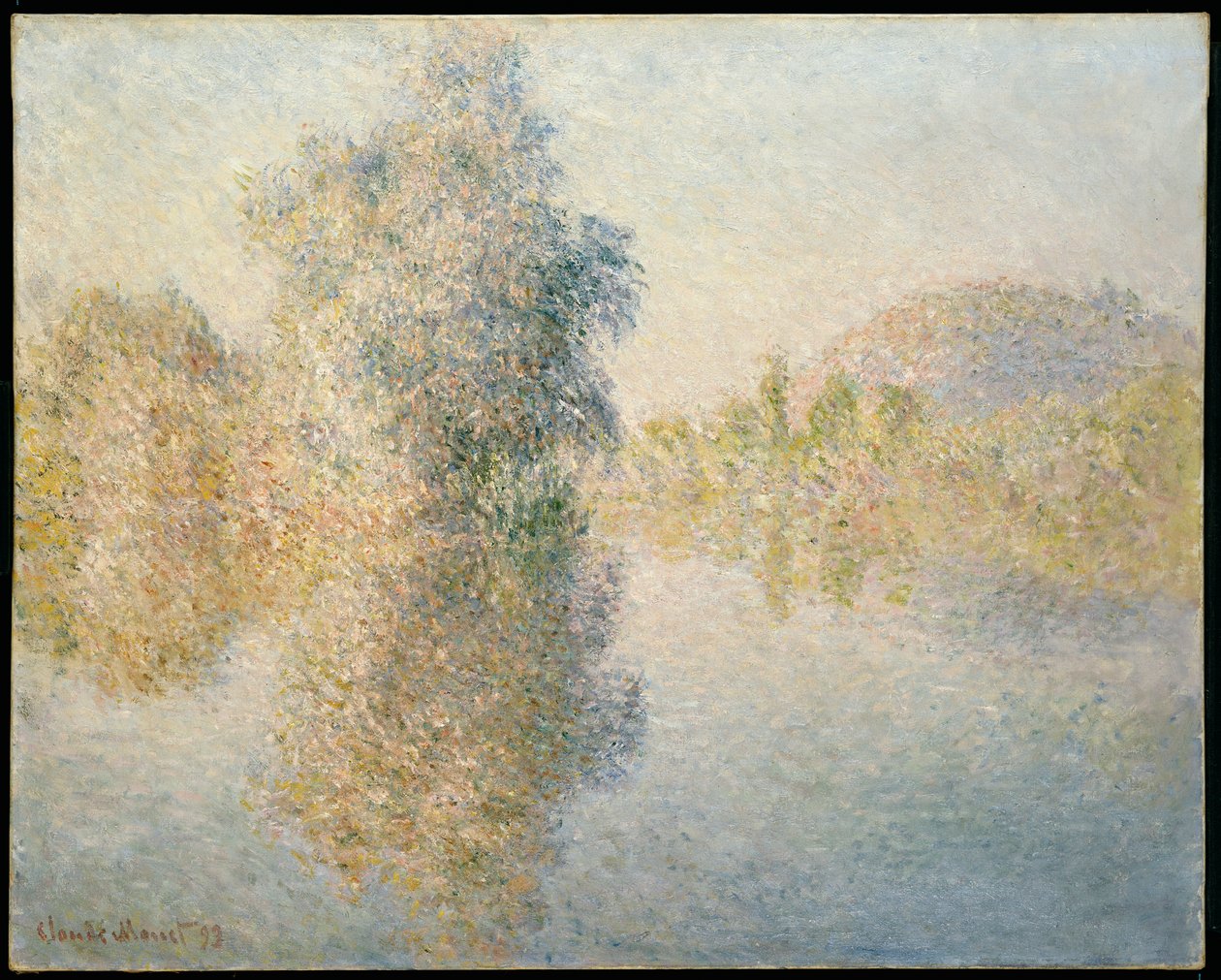 Wczesny poranek nad Sekwaną w Giverny, 1893 autorstwa Claude Monet