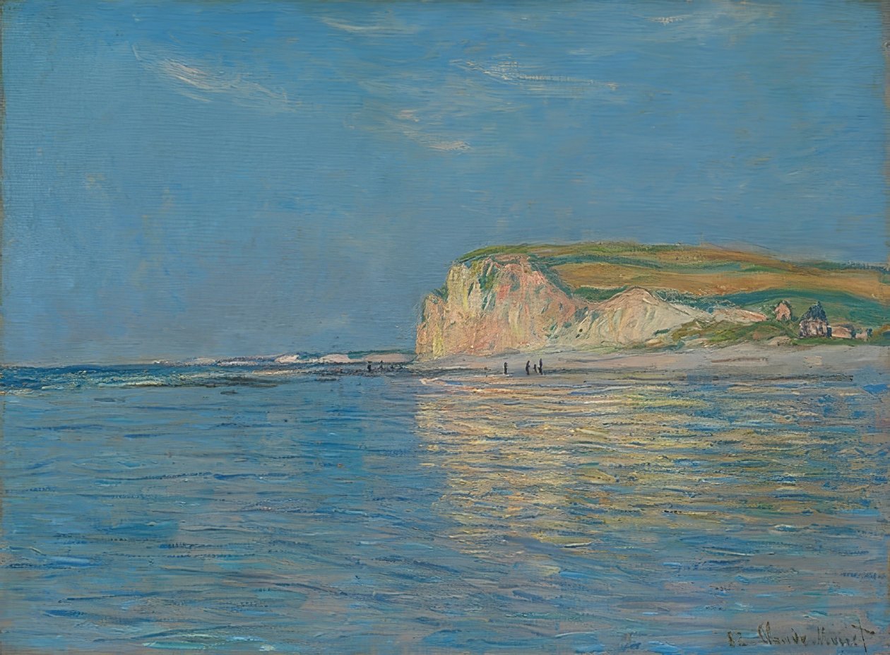 Odpływ w Pourville, niedaleko Dieppe. 1882 autorstwa Claude Monet