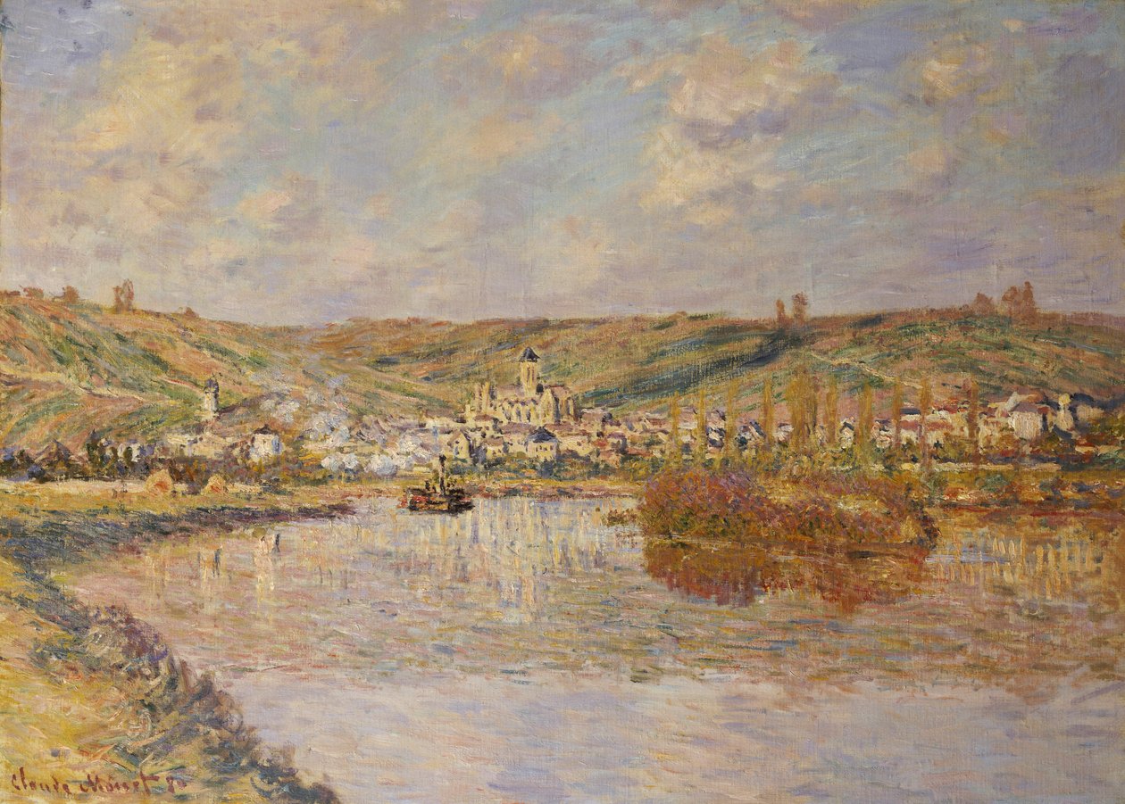 Koniec popołudnia, Vetheuil autorstwa Claude Monet
