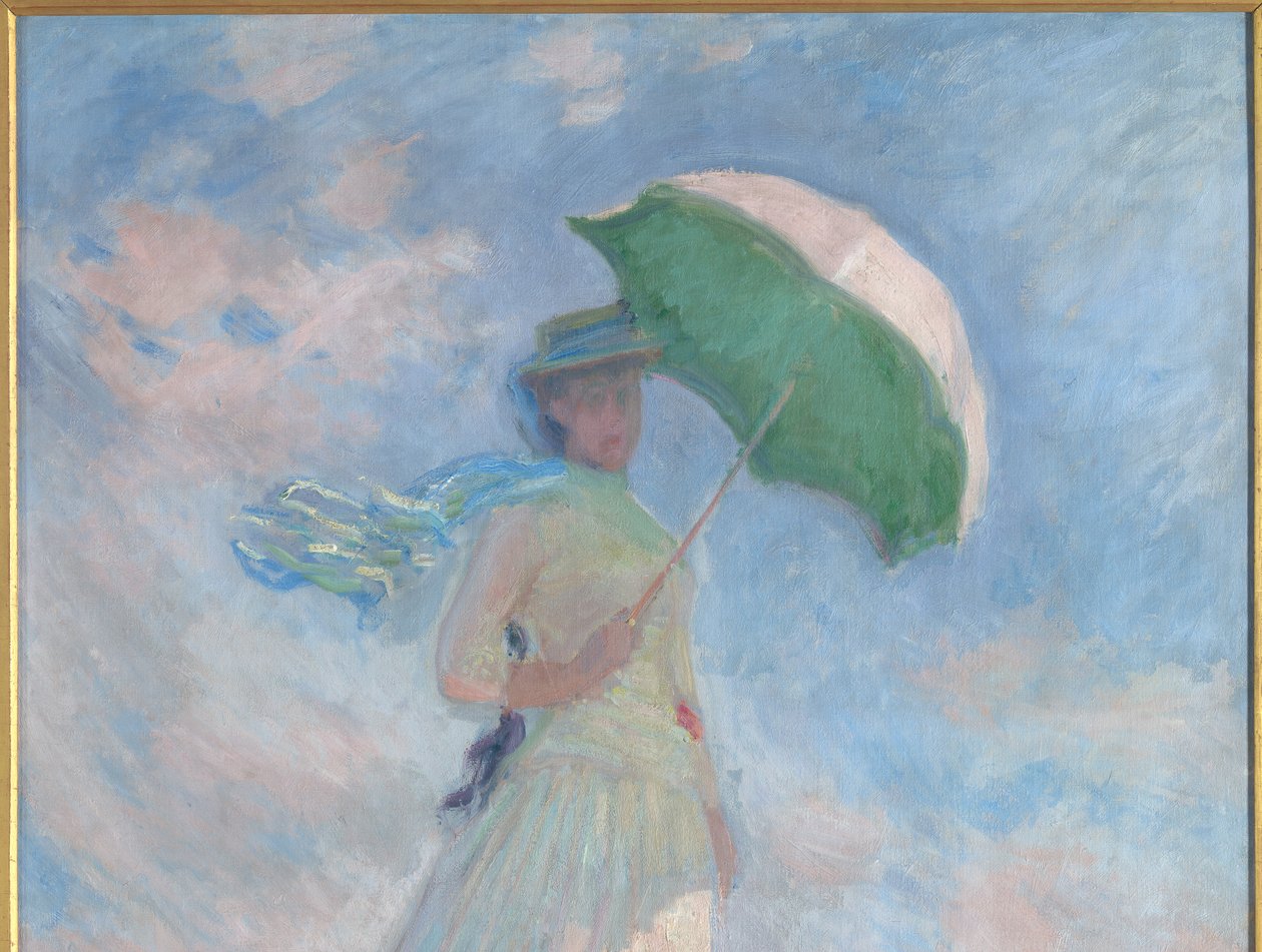 Test sylwetki na świeżym powietrzu autorstwa Claude Monet