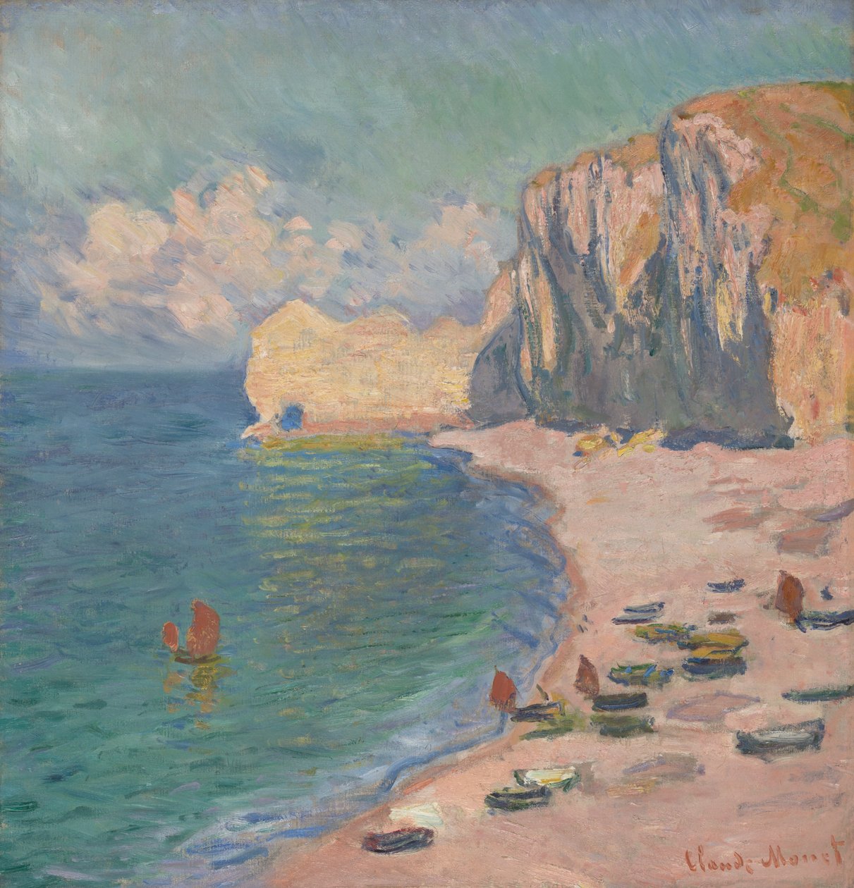 Étretat: Plaża i Falaise d