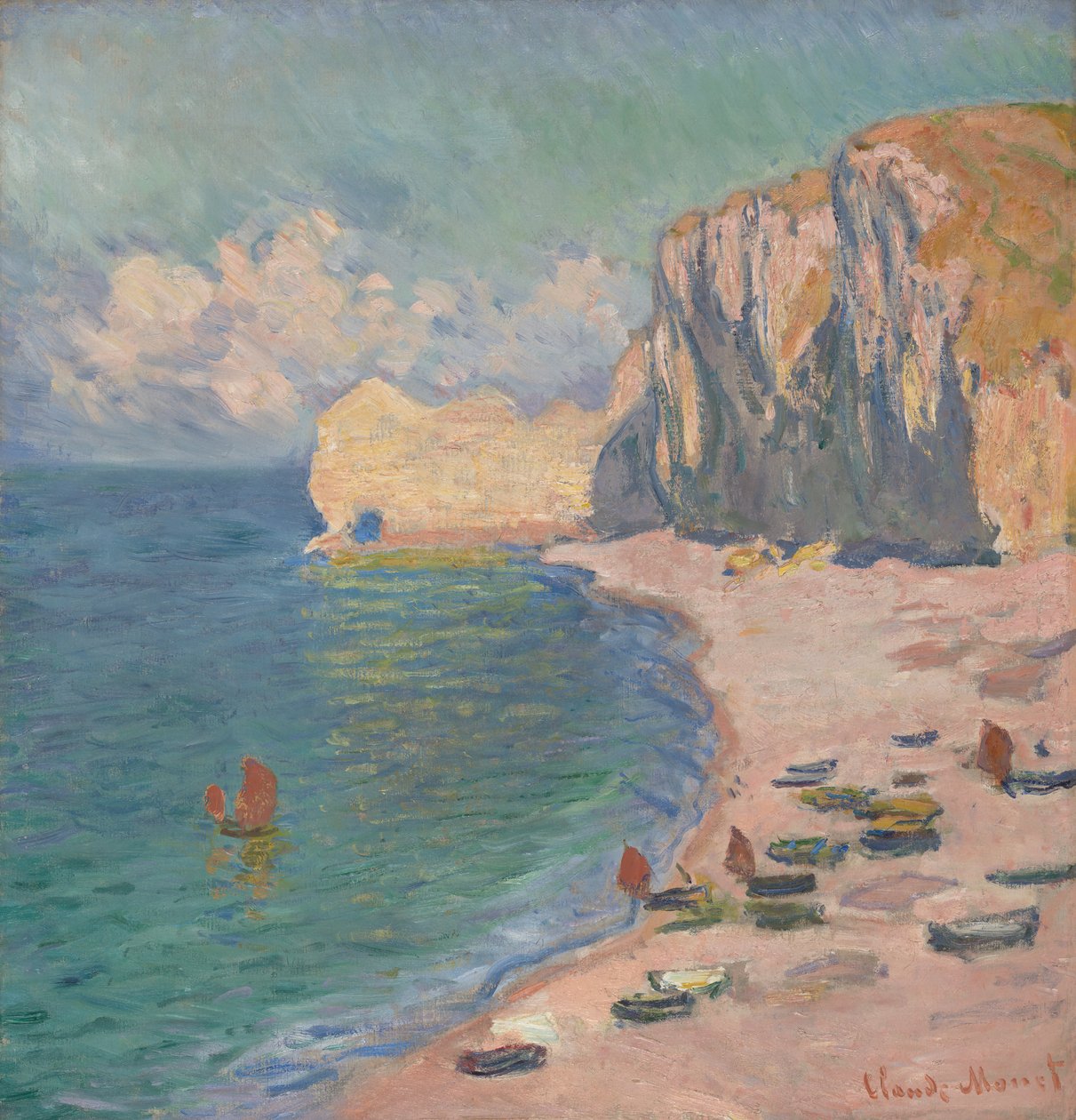 Étretat: Plaża i Falaise d