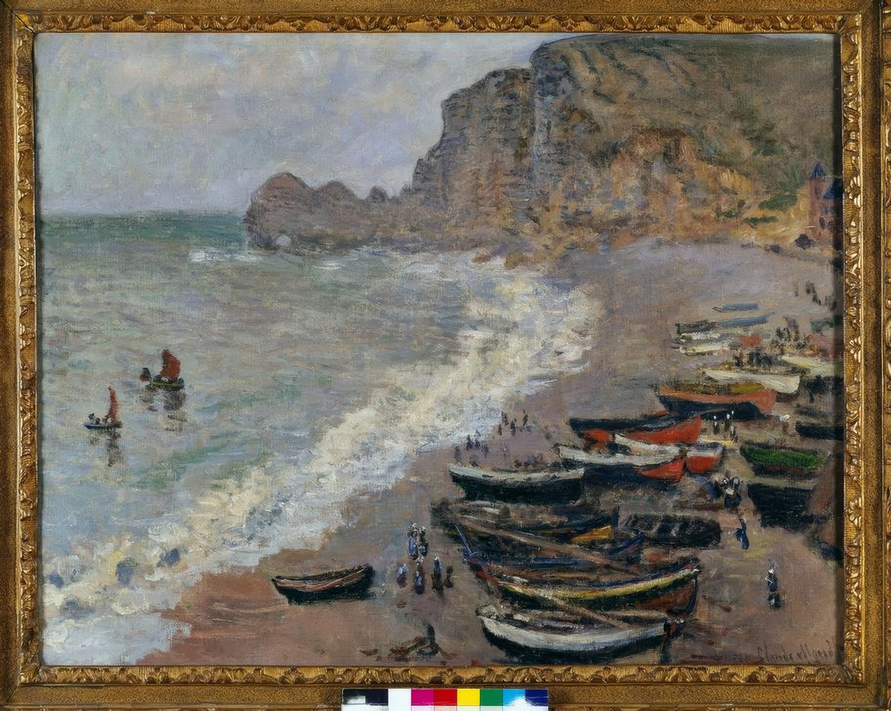 Etretat: plaża w Porte d