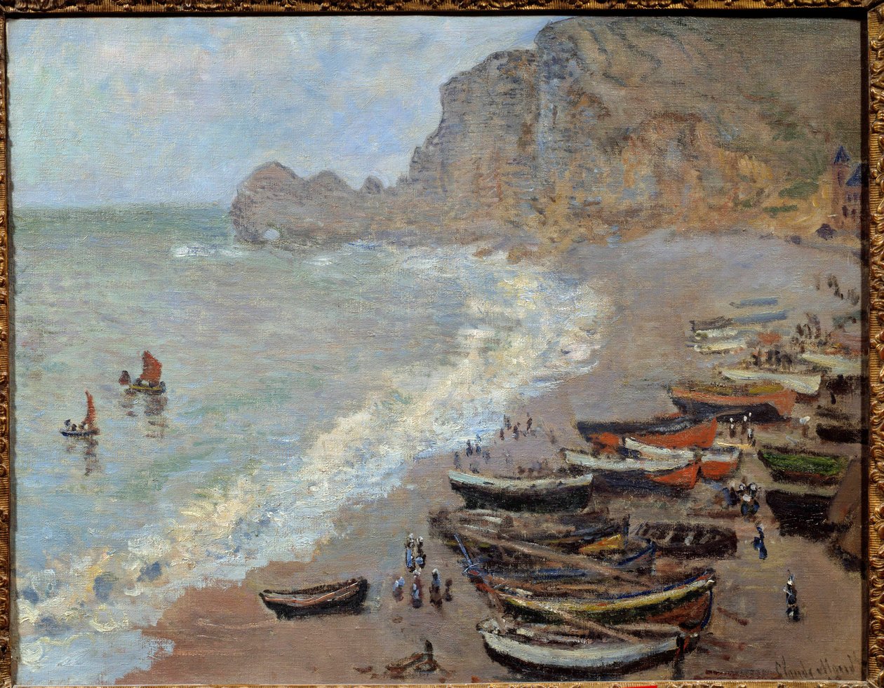 Etretat: plaża i Porte d