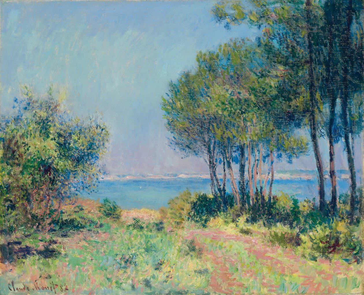 Choinki w Varengeville; Les sapins a Varengeville, 1982 autorstwa Claude Monet