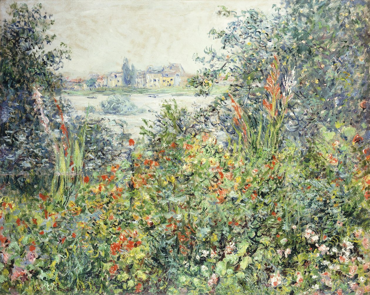 Kwiaty w Vetheuil; Fleurs a Vetheuil, 1881 autorstwa Claude Monet