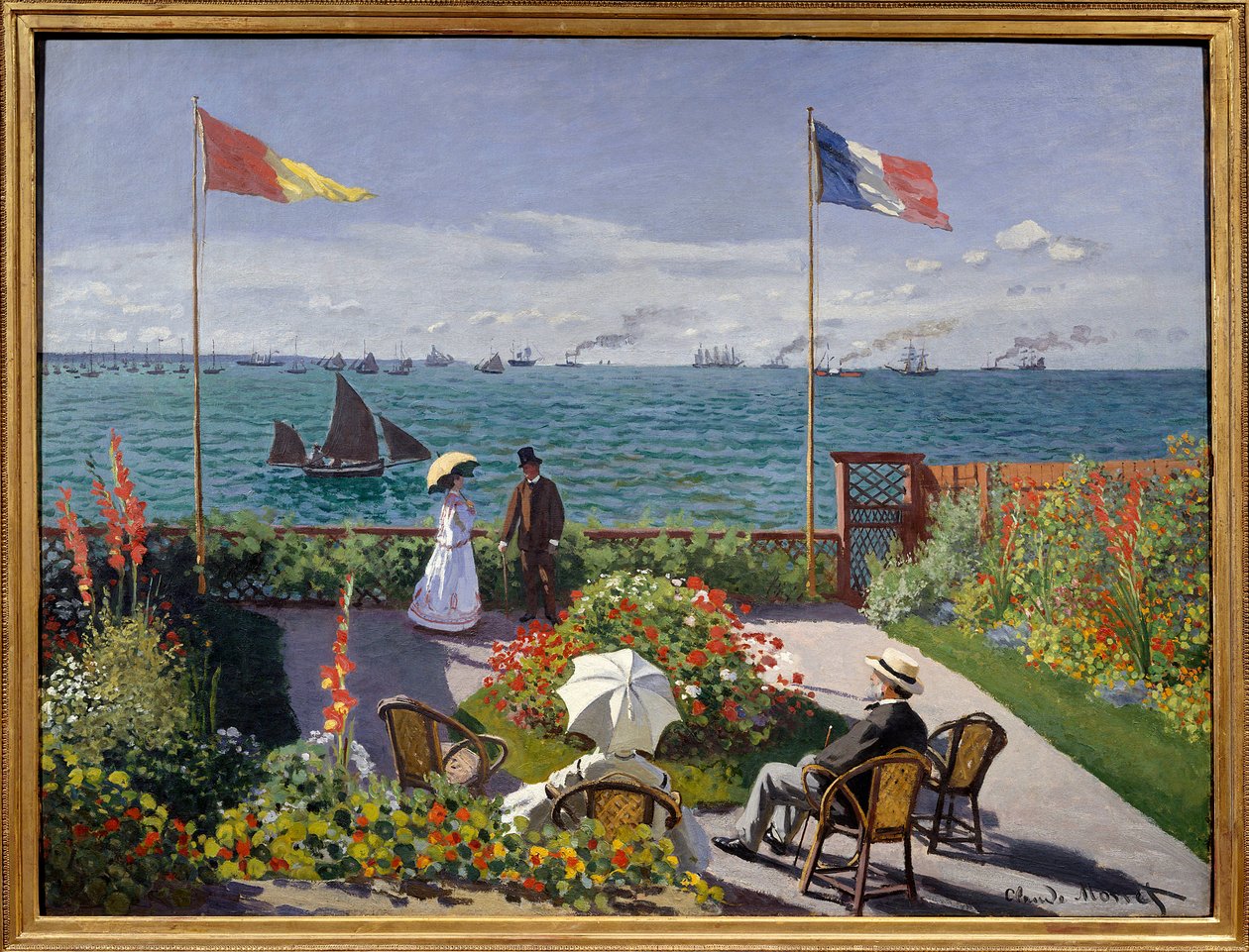 Ogród pod adresem Sainte autorstwa Claude Monet