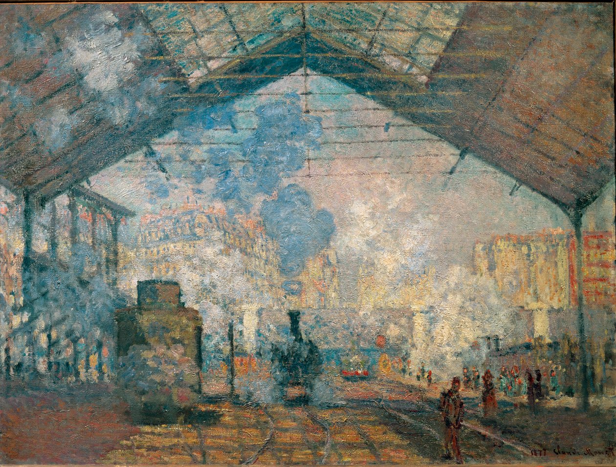 Stacja Saint-Lazare autorstwa Claude Monet
