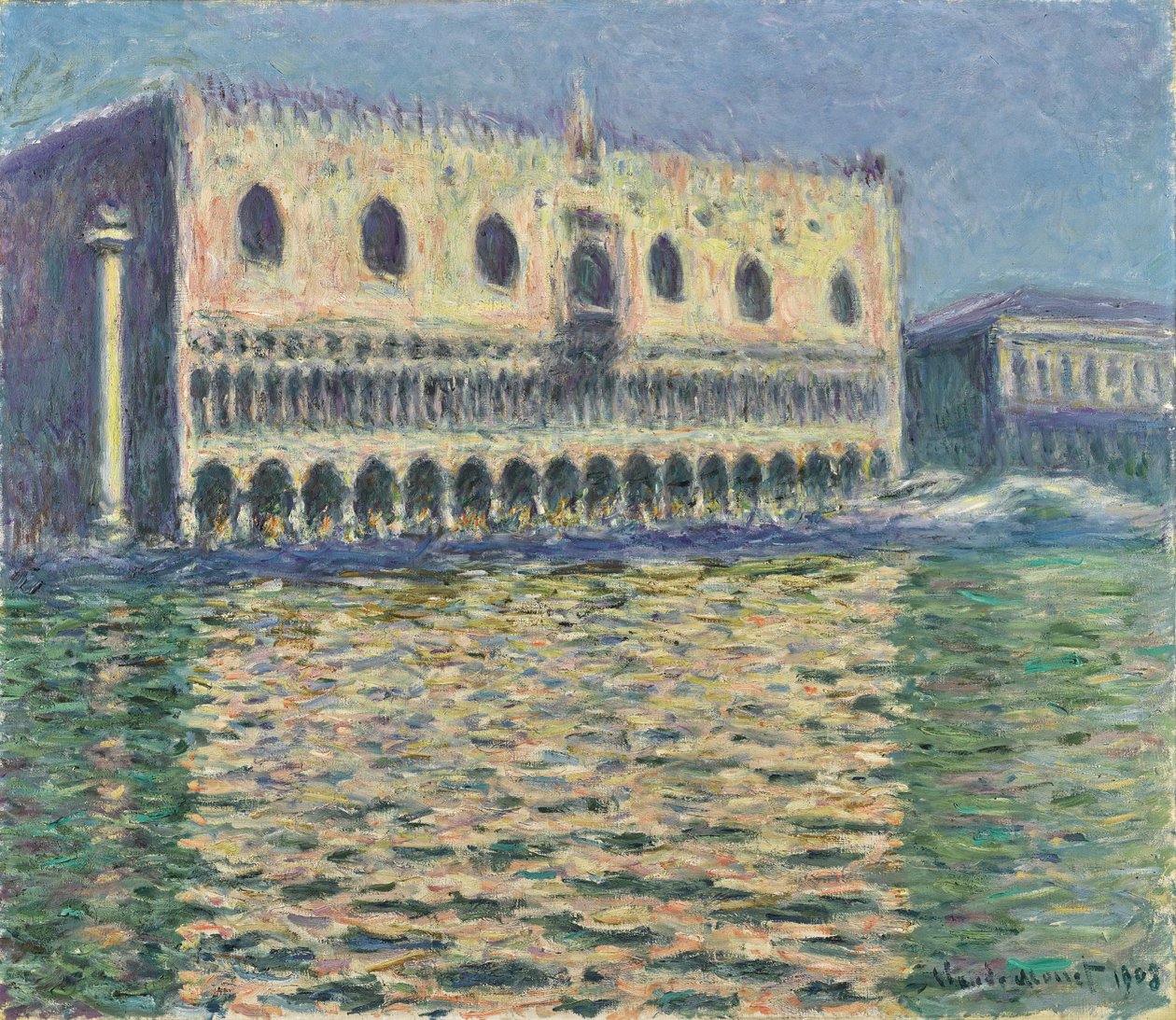 Niemcy: Pałac Dożów w Wenecji autorstwa Claude Monet