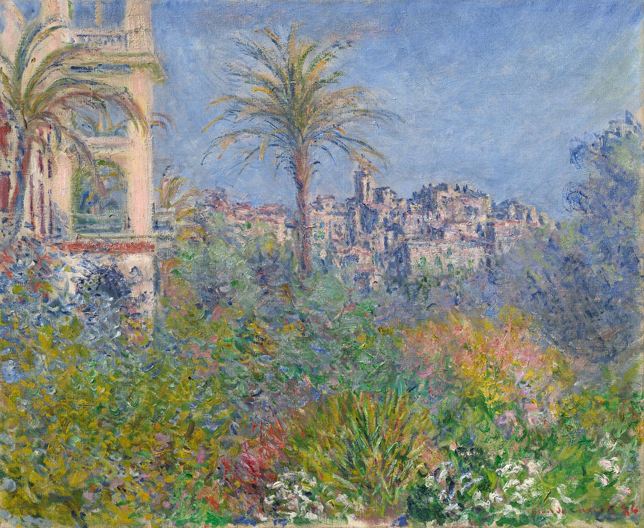 Niemcy: Strada Romana w Bordighera Wille w Bordighera autorstwa Claude Monet