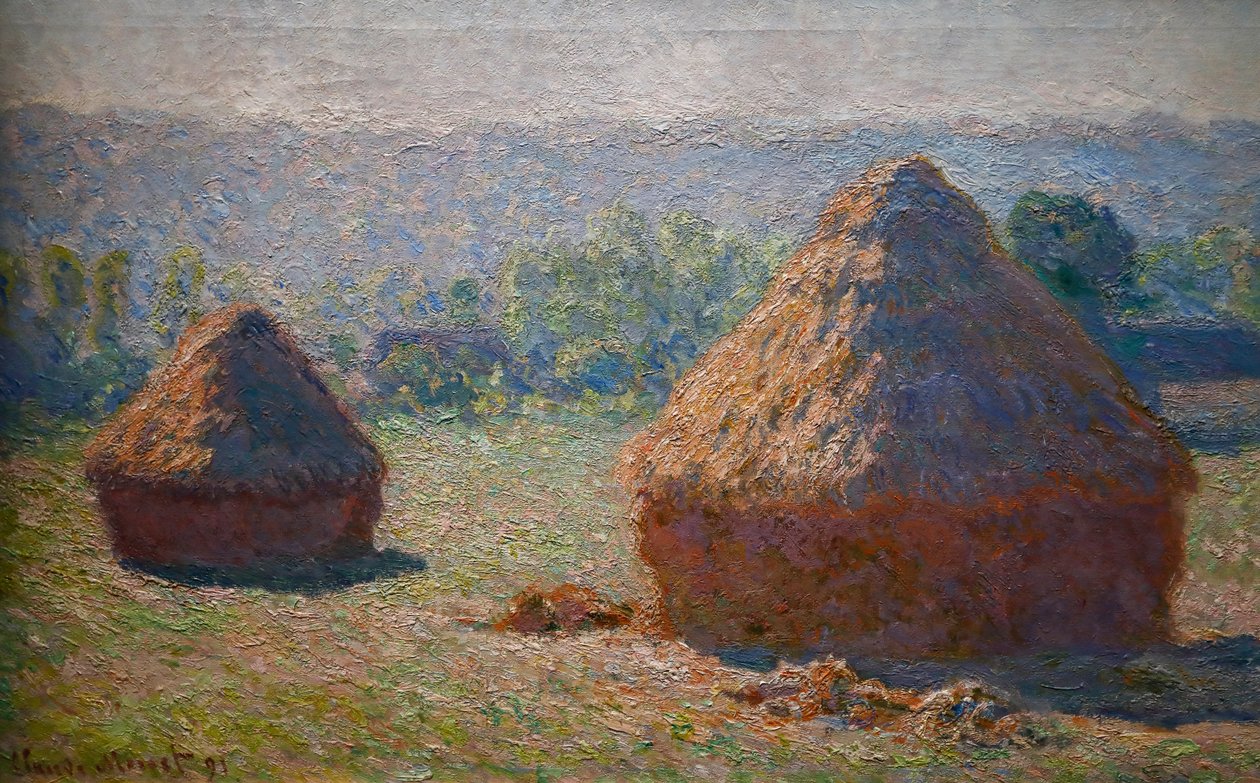 Stóg siana, koniec lata autorstwa Claude Monet