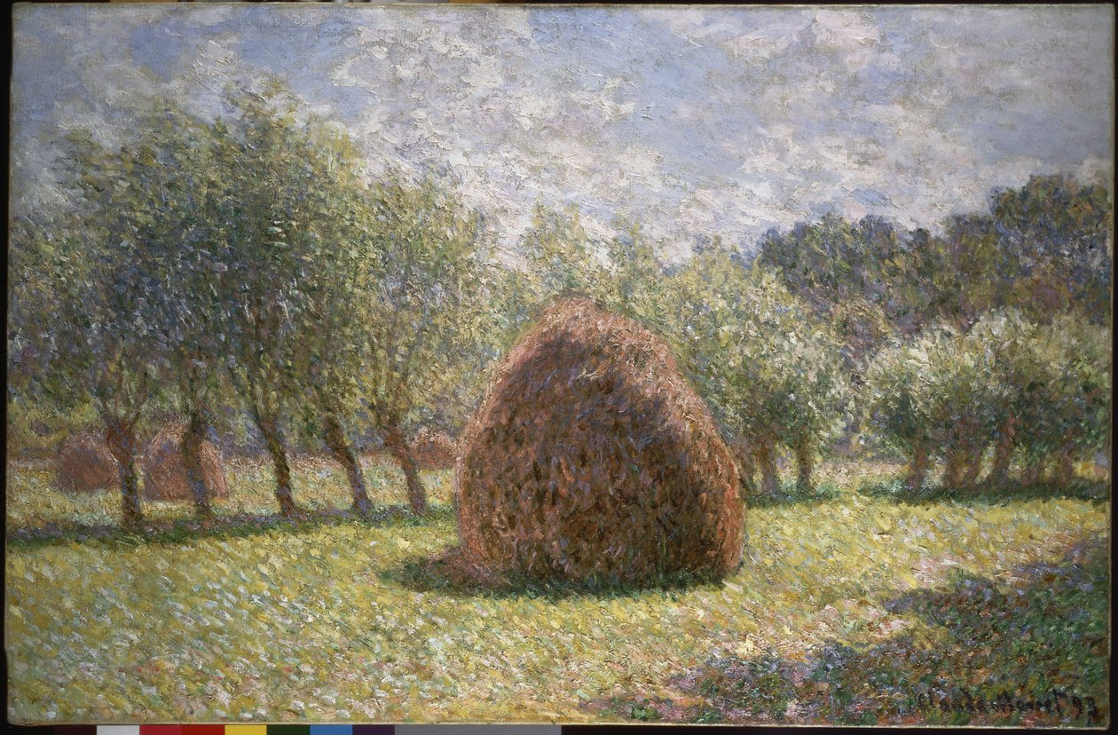 Stogi siana w Giverny, 1893 autorstwa Claude Monet