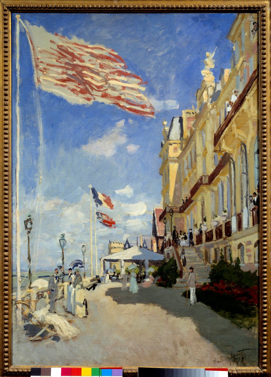 Hotel des Roches Noires w Trouville. Obraz Claude