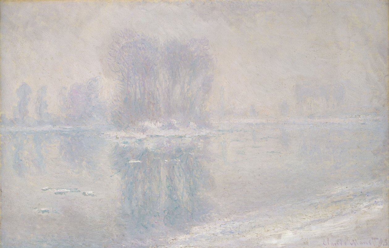 Lodowa kry, 1893 autorstwa Claude Monet