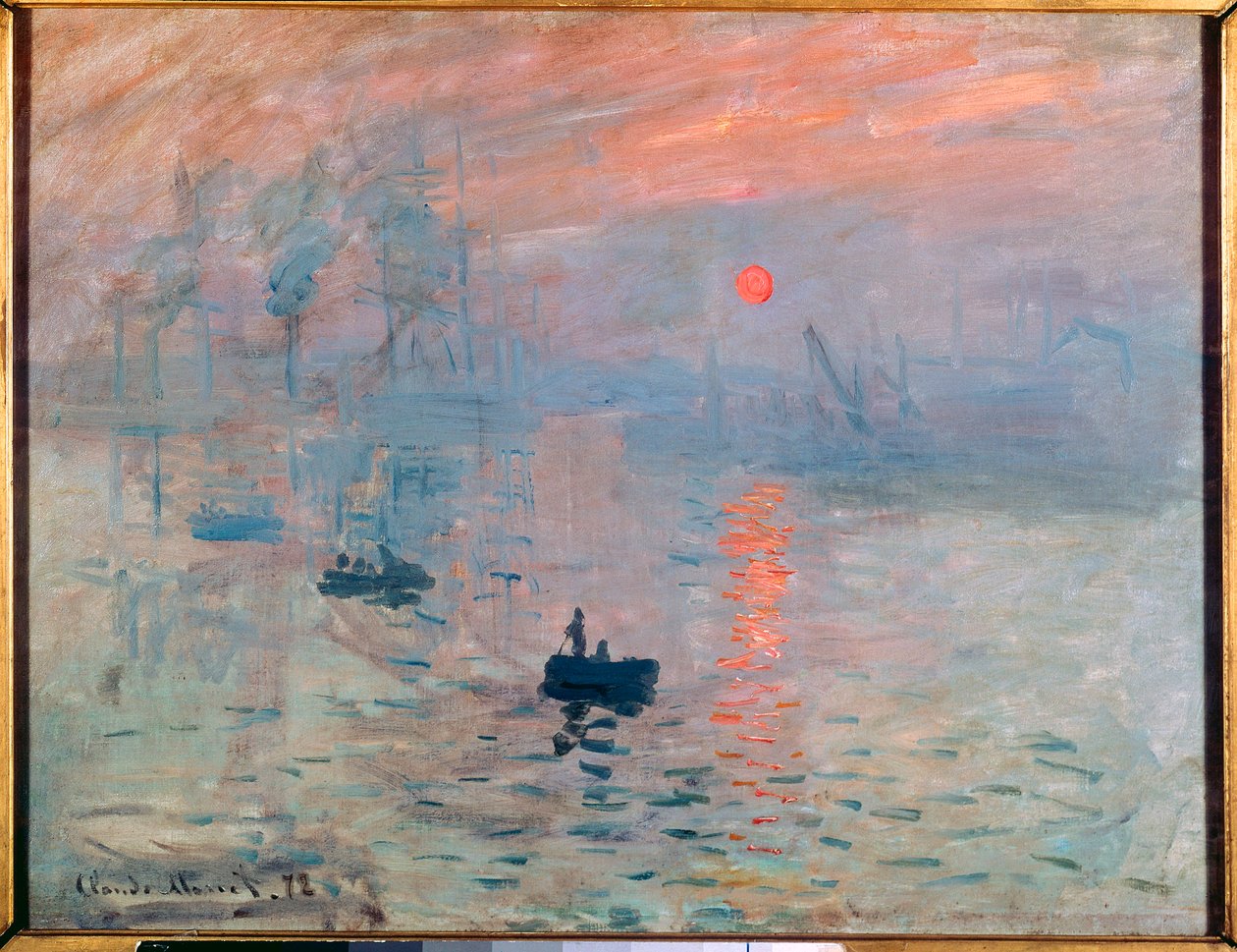 Wrażenie, Wschód słońca autorstwa Claude Monet