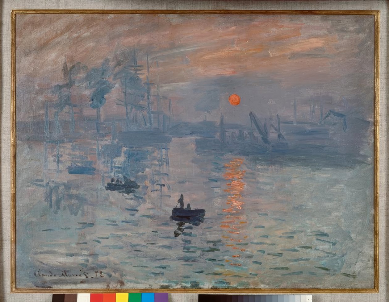Drukuj, wschodzące słońce autorstwa Claude Monet