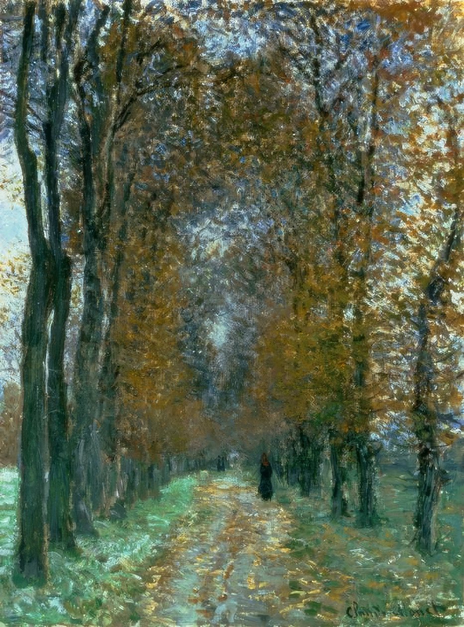Aleja autorstwa Claude Monet