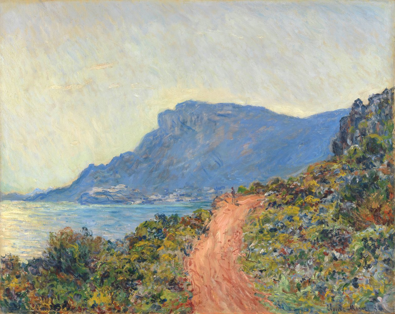 Corniche w pobliżu Monako Corniche koło Monako autorstwa Claude Monet