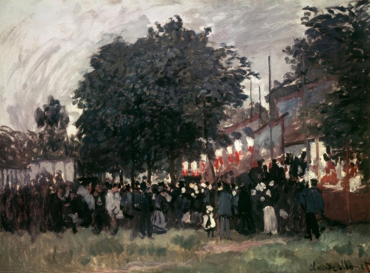 Festiwal w Argenteuil autorstwa Claude Monet