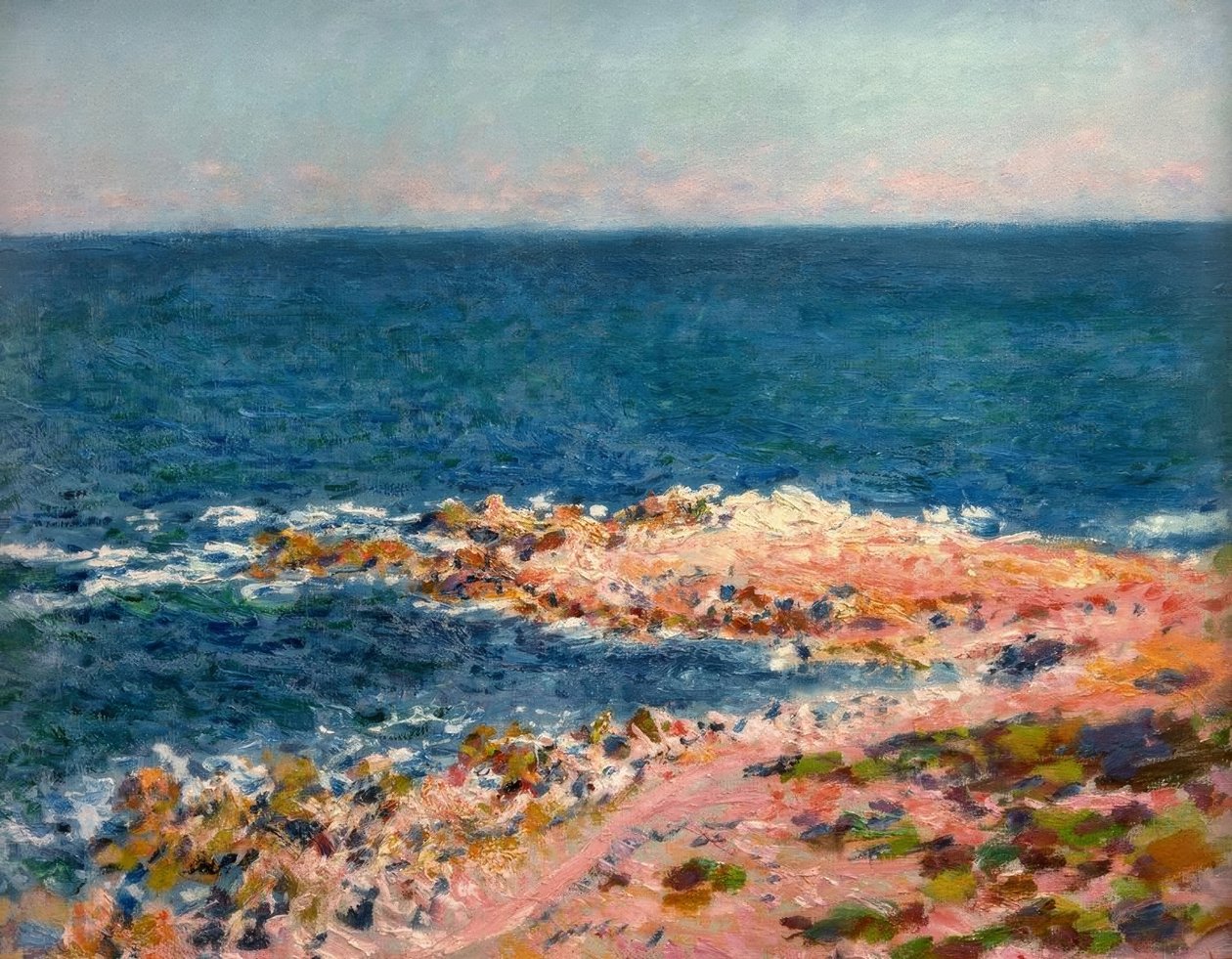 Wielki błękit w Antibes autorstwa Claude Monet