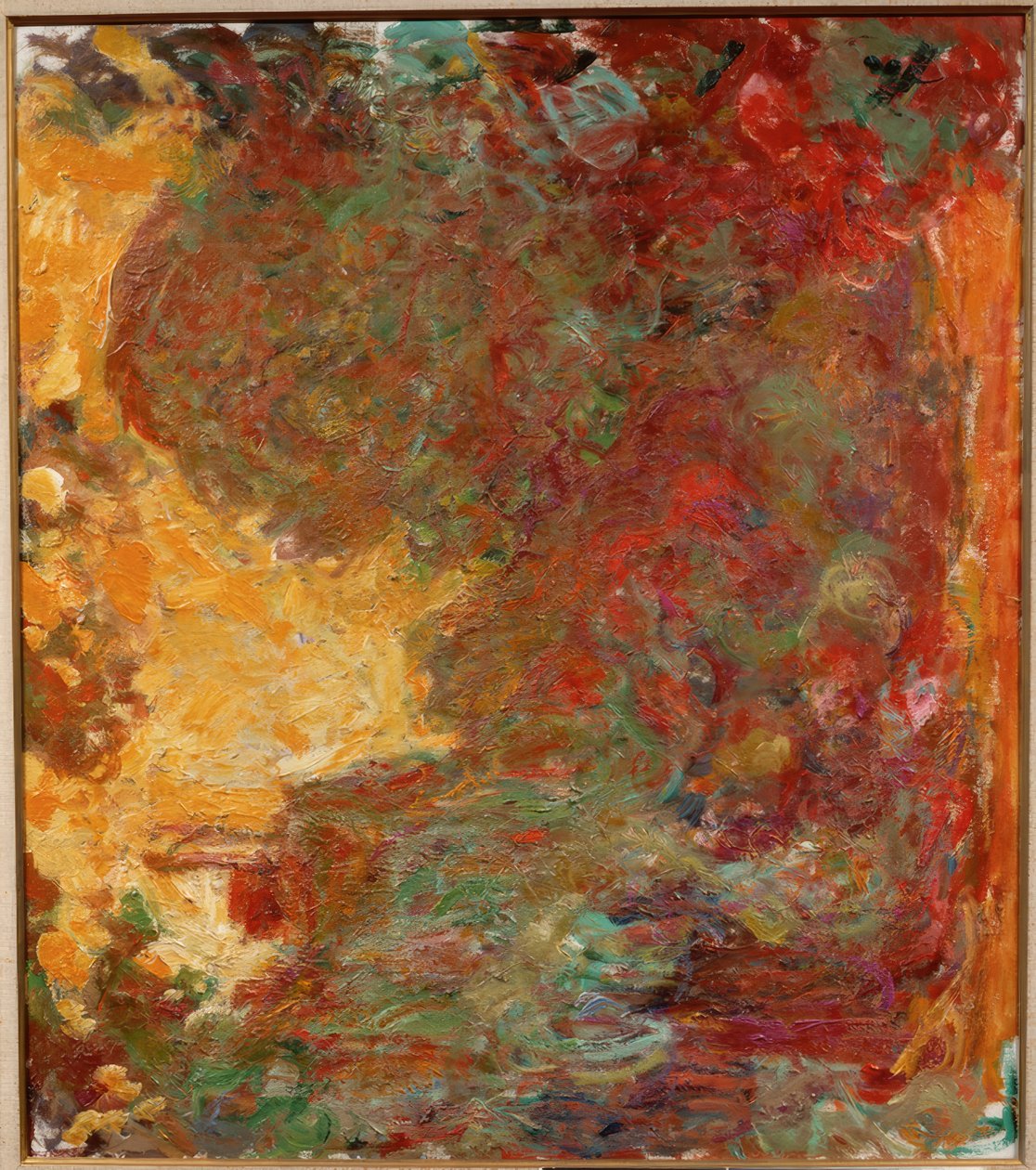 Dom Artysty widziany z Ogrodu Różanego (Das Haus de autorstwa Claude Monet