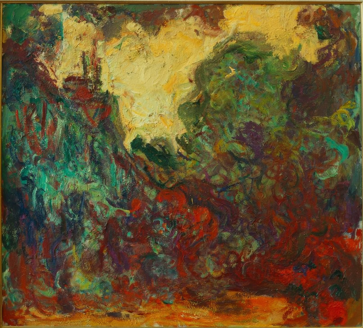Dom widziany z Ogrodu Różanego (Das Haus des Künstlers v autorstwa Claude Monet