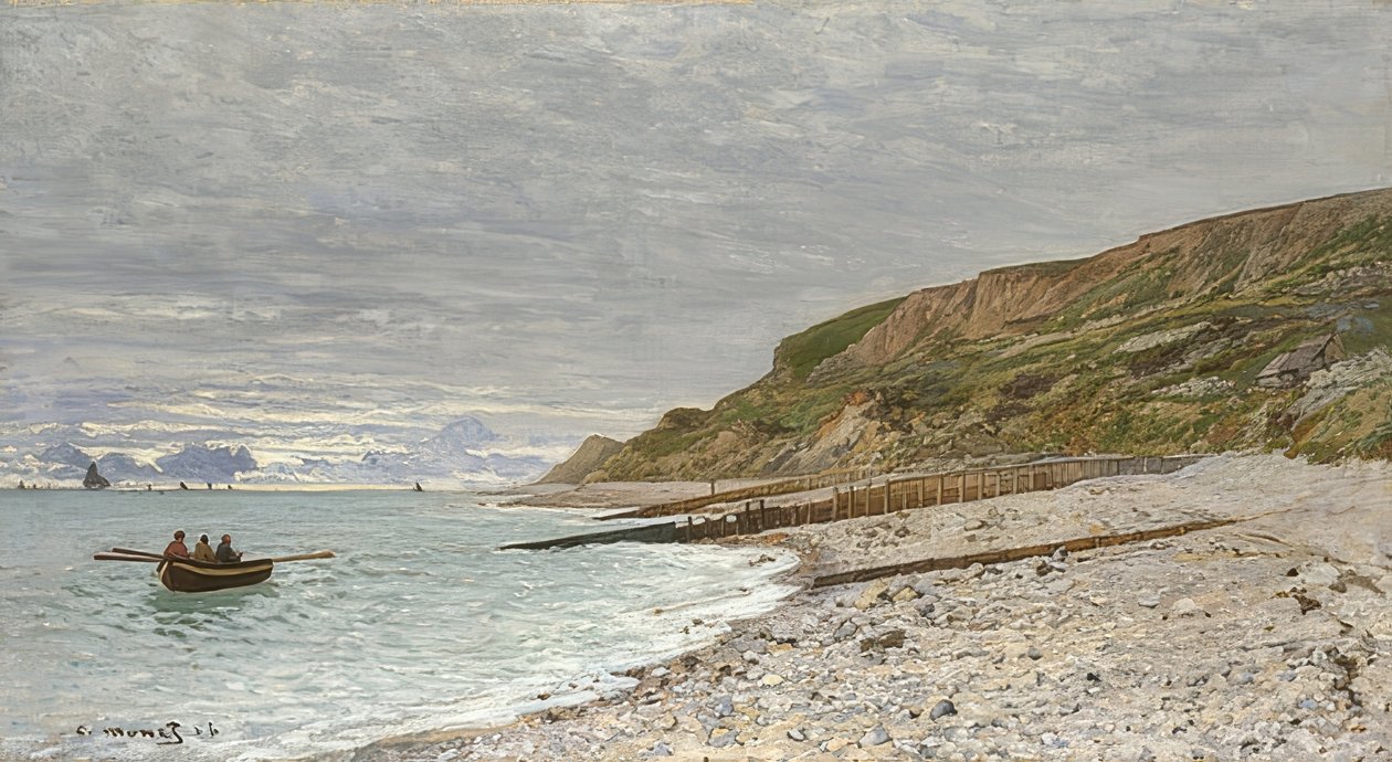 La Pointe de la Heve, Sainte-Adresse. 1864 autorstwa Claude Monet