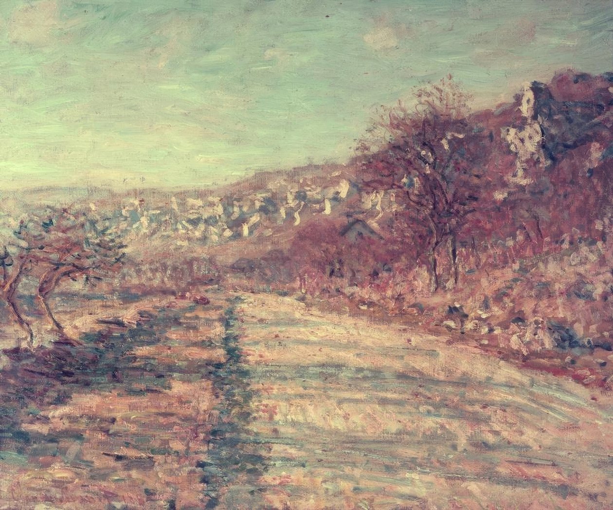 Trasa La Roche-Guyon autorstwa Claude Monet
