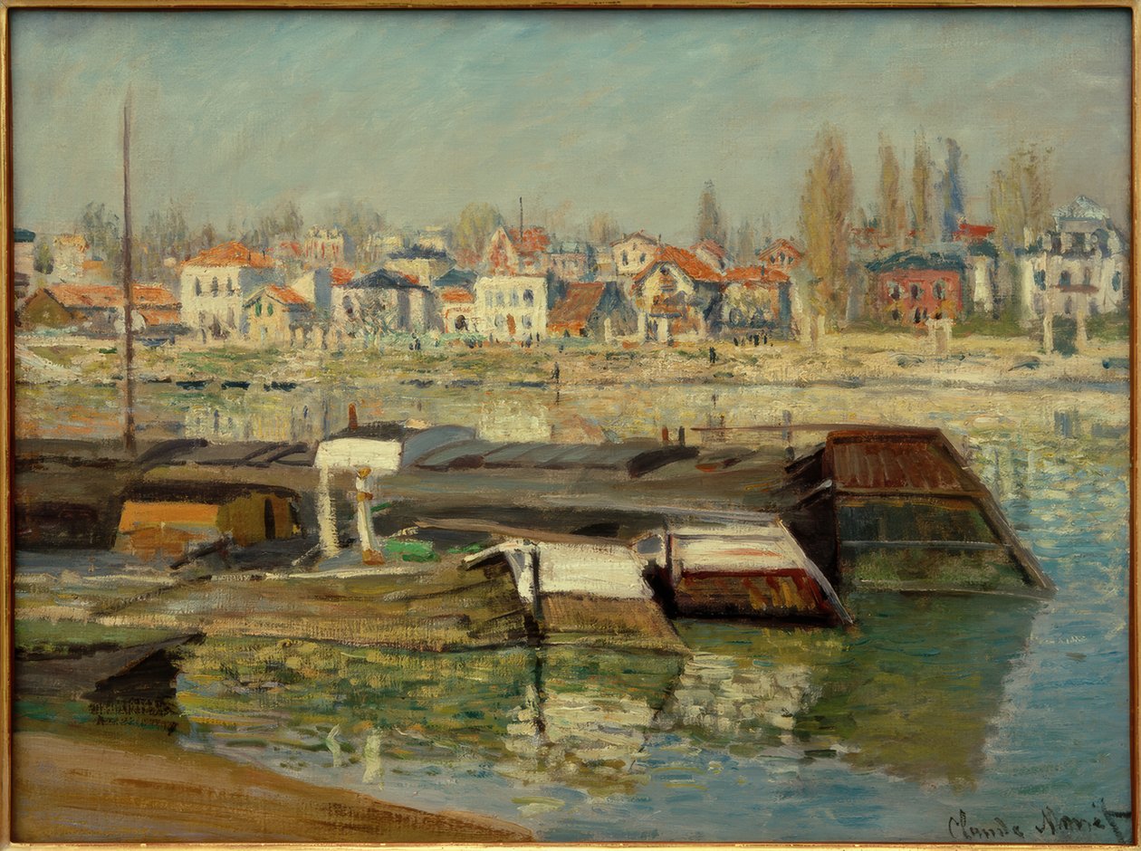 Sekwana w Asnières autorstwa Claude Monet