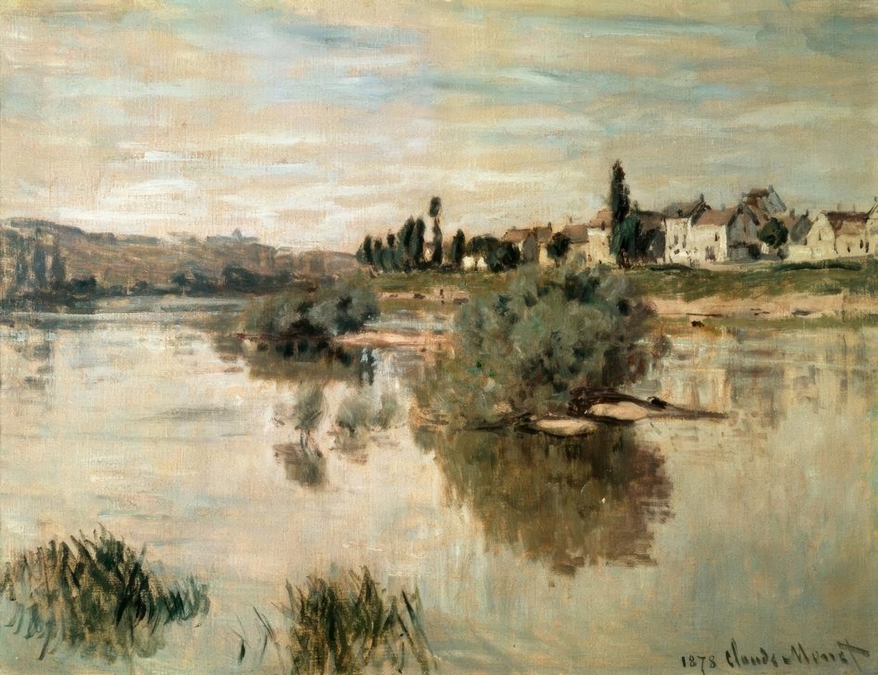 Sekwana w Lavacourt autorstwa Claude Monet