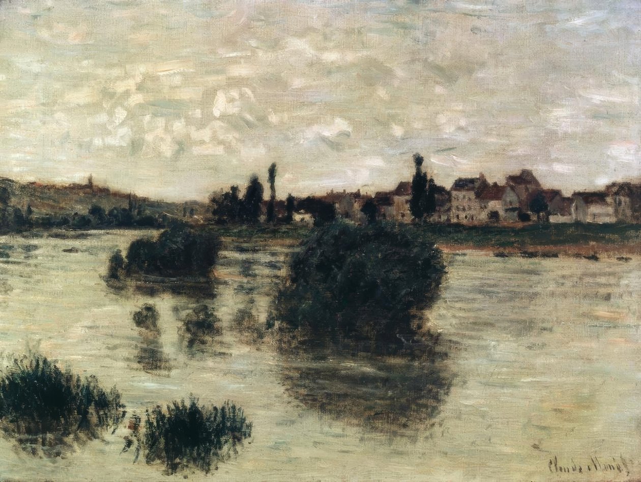 Sekwana w Lavacourt autorstwa Claude Monet