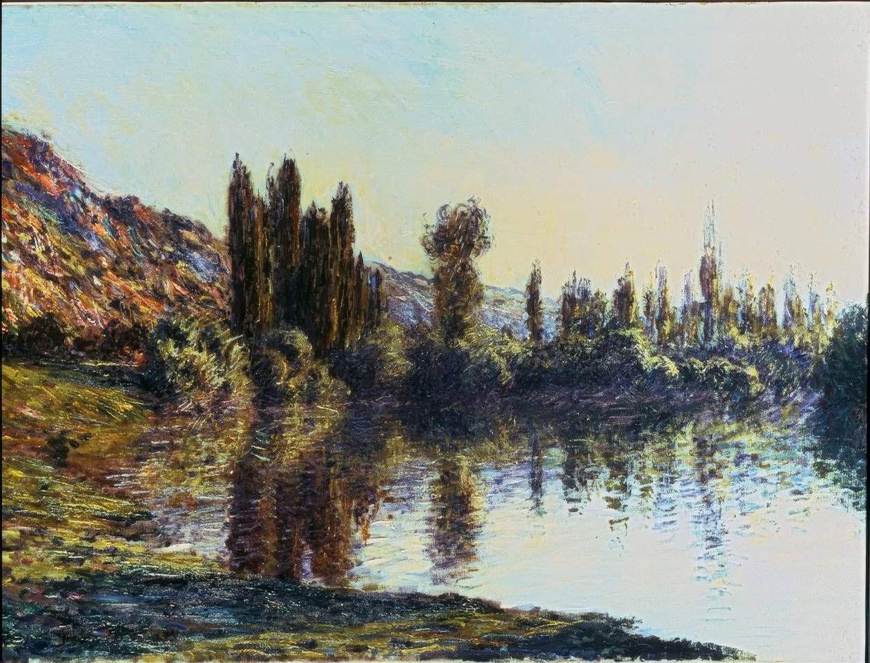 Sekwana w Vétheuil autorstwa Claude Monet