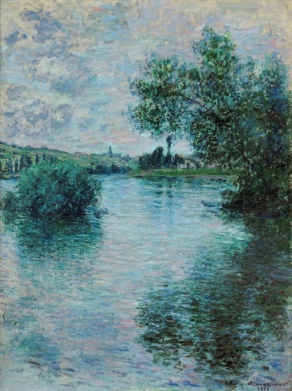 Sekwana w Vétheuil autorstwa Claude Monet