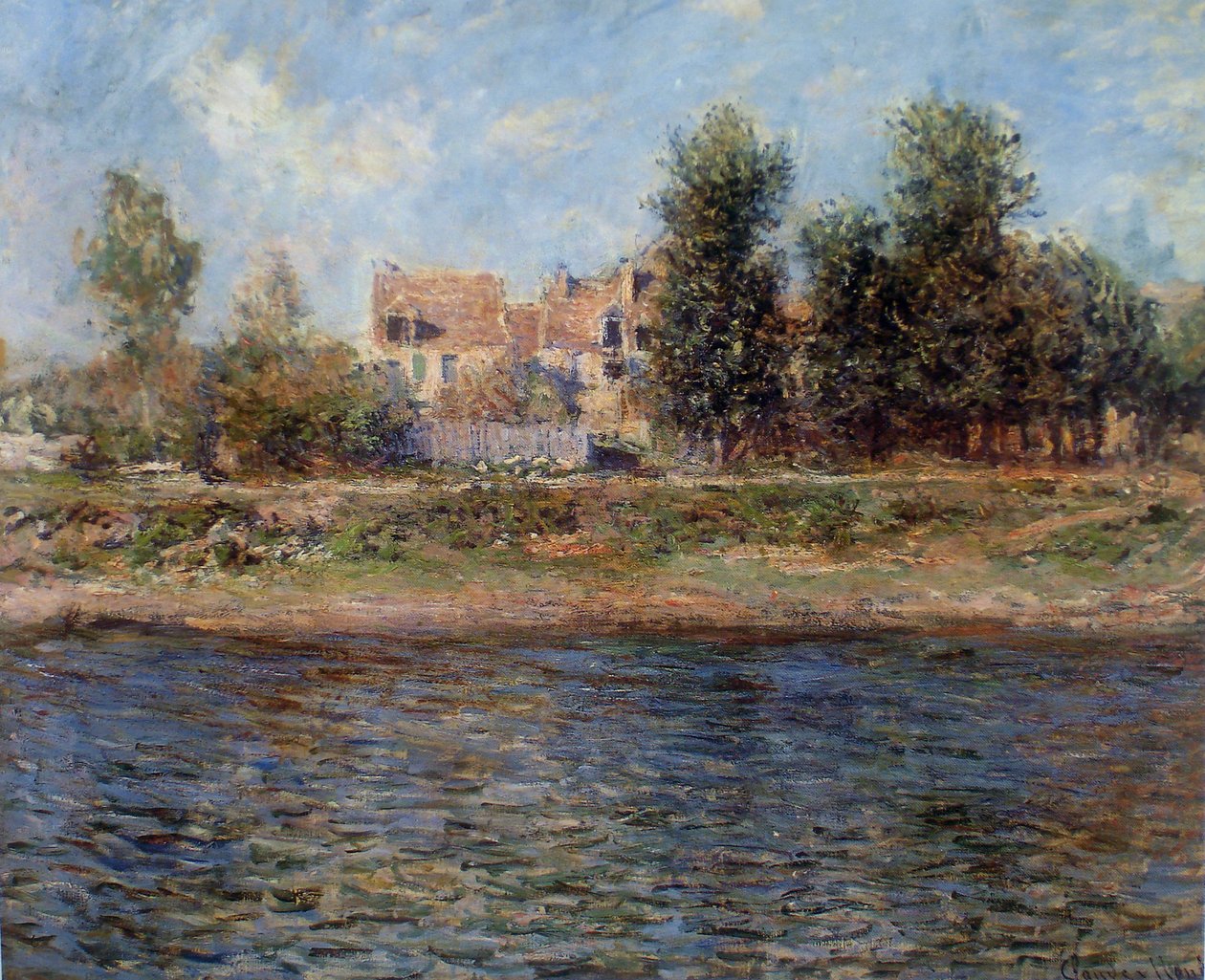 Nabrzeże Sekwany, 1880 r. autorstwa Claude Monet