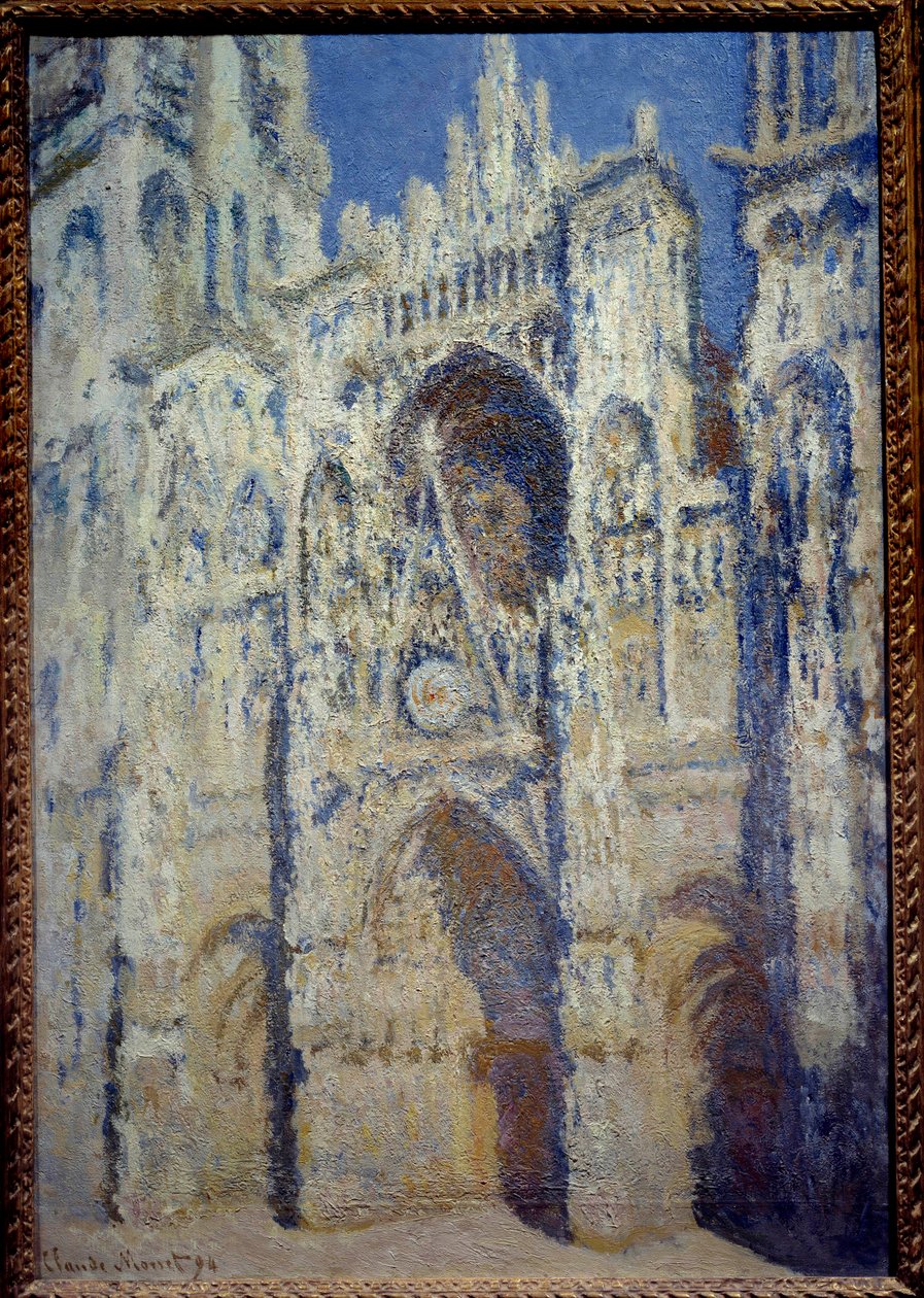 La Cathedrale de Rouen, le portal et la tower Saint Romain, plein soleil harmonia bleu et gold Obraz Claude Moneta (1840-1926) 1893 Nd 1,07 x 0,73 m Paryż, musee d