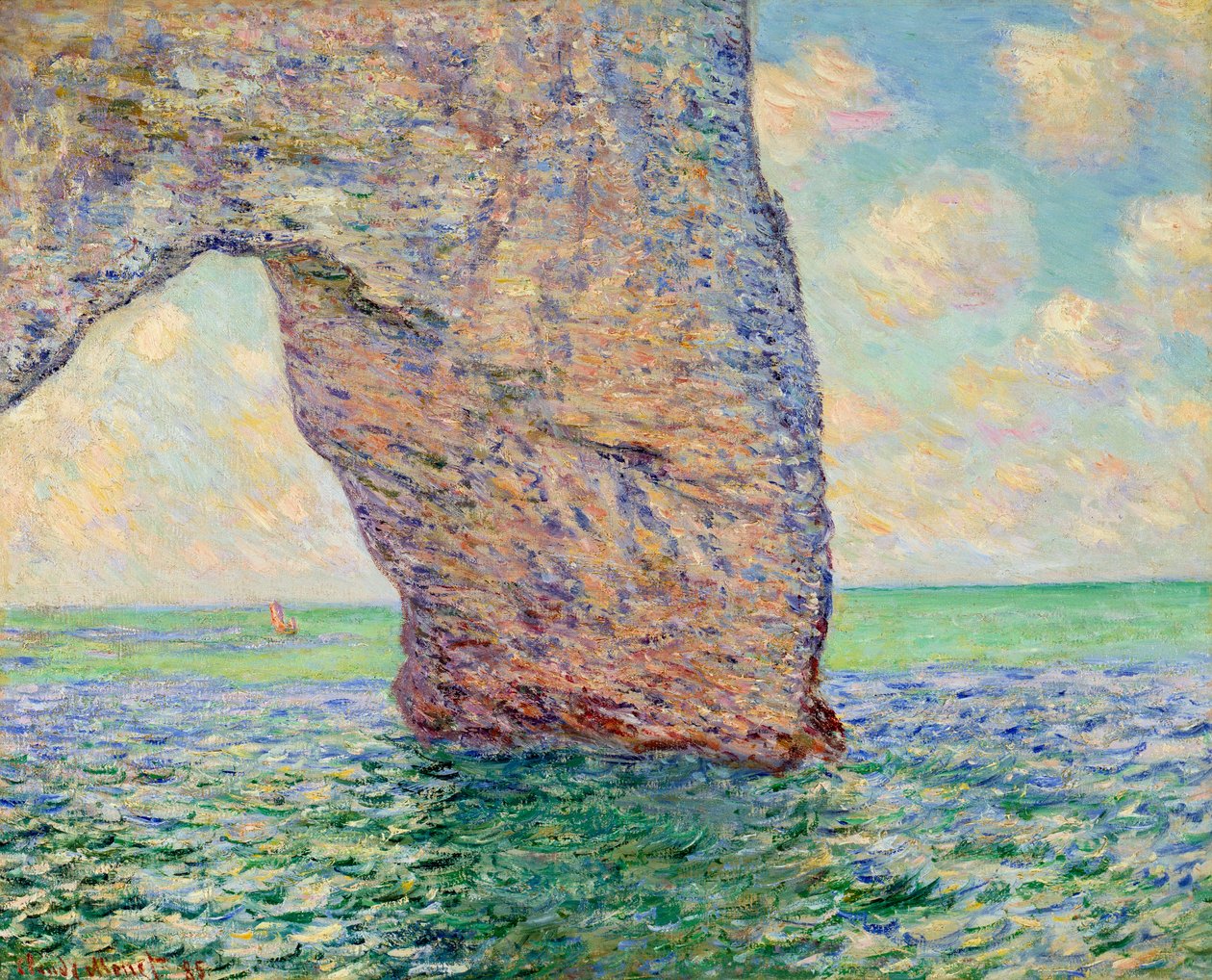 La manneporte à Etretat Obraz Claude