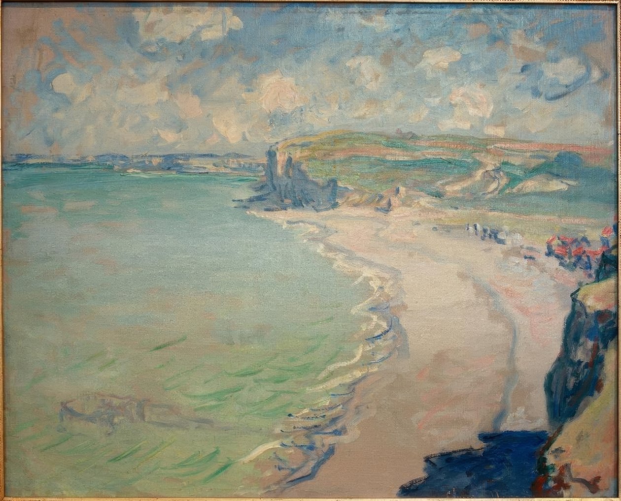 Plaża Pourville (Der Strand von Pourville) autorstwa Claude Monet