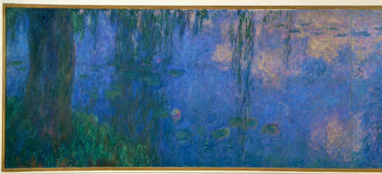 Lilia wodna z wierzbami, Poranek wierzby autorstwa Claude Monet