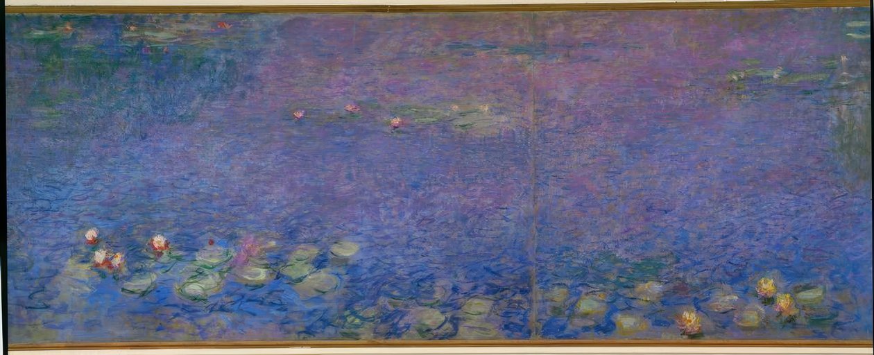 Staw Lilii Wodnej bez wierzb, Poranek autorstwa Claude Monet