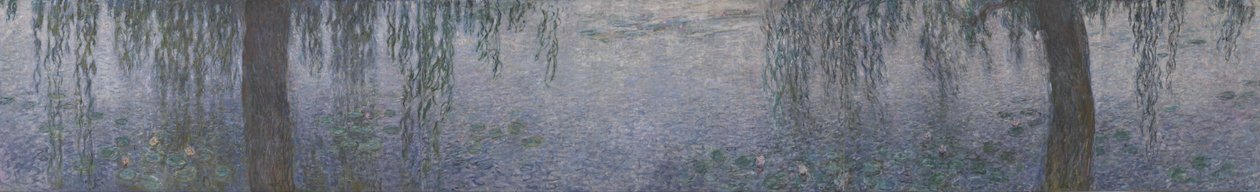 Jasny poranek przy wierzbach autorstwa Claude Monet