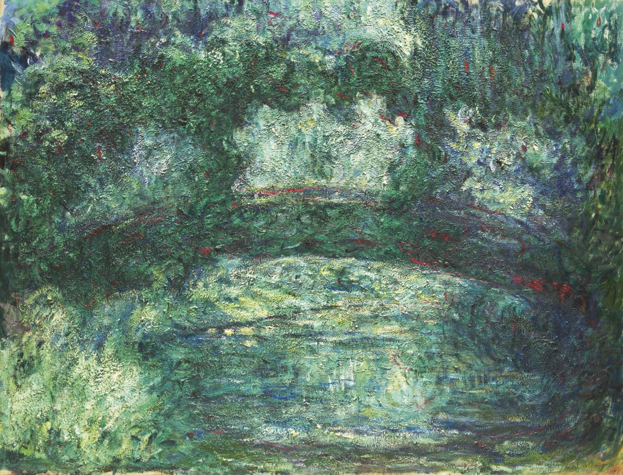 Japoński most autorstwa Claude Monet
