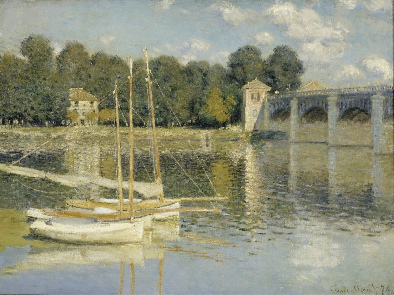Most w Argenteuil autorstwa Claude Monet