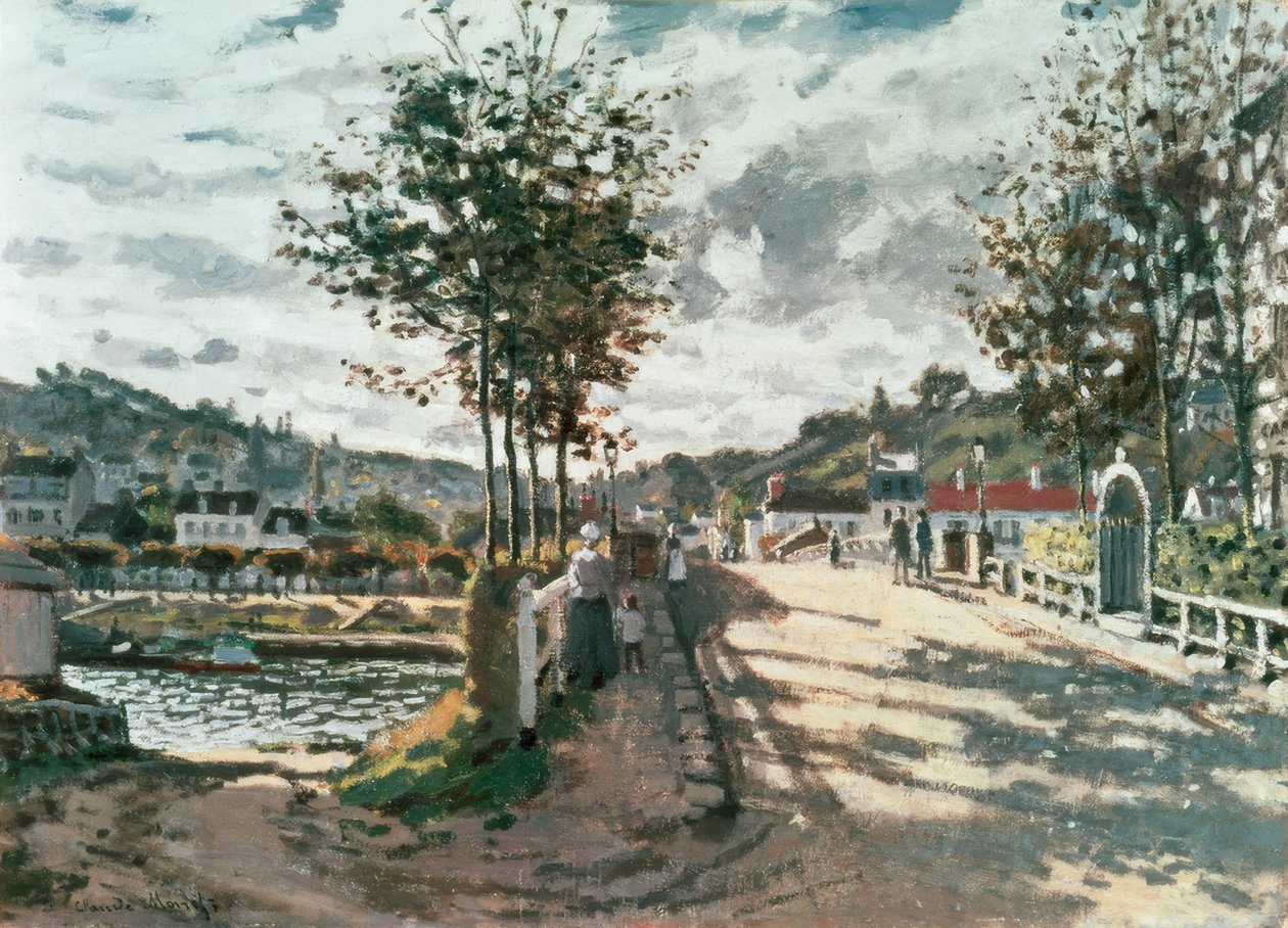 Most Bougival autorstwa Claude Monet